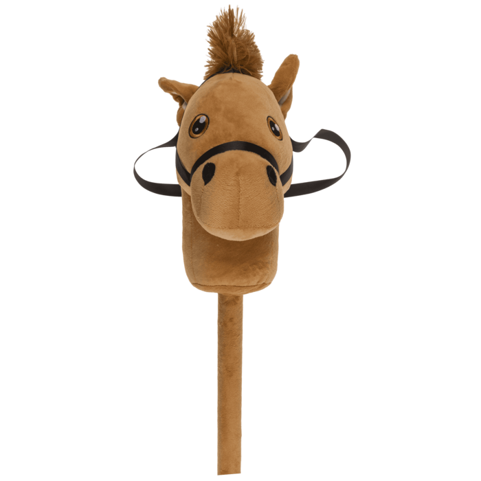 Hobby Horse Brązowy Koń 75 cm Głowa konia na Kiju Patyku zabawka dzieci  (2).png