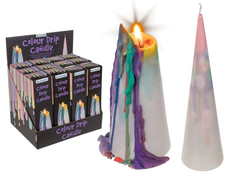 Świeca Spływająca Kolorami Magiczny Efekt dekoracyjna zaskakująca  (1).jpg