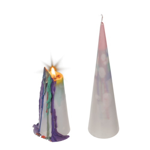 Świeca Spływająca Kolorami Magiczny Efekt dekoracyjna zaskakująca  (1).png