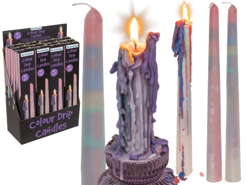 Zestaw Świec Spływających paląc się tworzą różne wzory Hipnotyzujące 2szt  (1).jpg