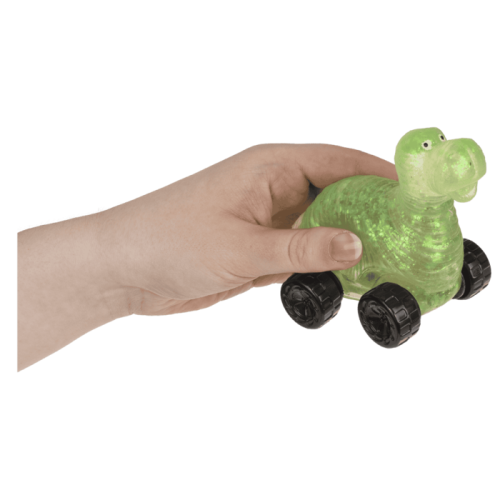 Rozciągliwy Dinozaur na Kółkach Zabawka Sensoryczna jeżdżący Gniotek  (6).png