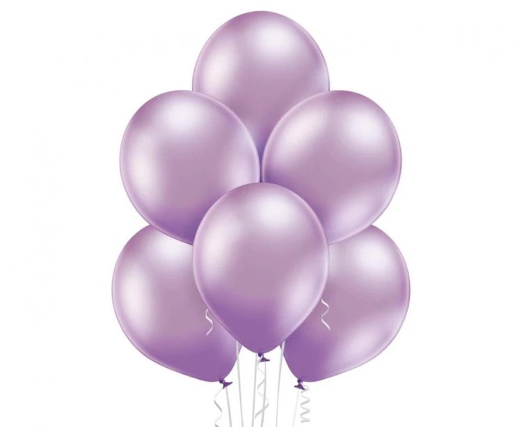 Balony chromowane Fioletowe 30 cm lateksowe 100 szt. 12" Belbal
