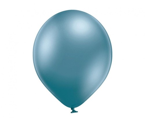 Balony chromowane Niebieskie 30 cm lateksowe 100 szt. 12" Belbal
