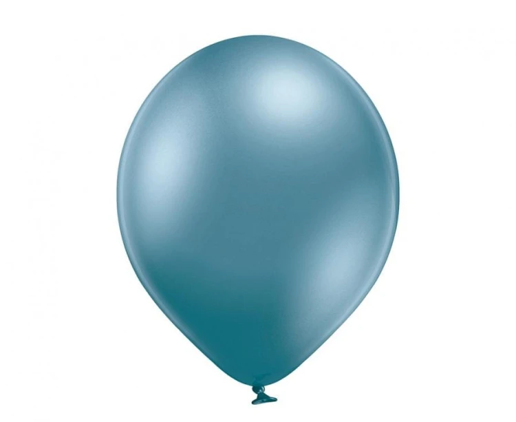 Balony chromowane Niebieskie 30 cm lateksowe 100 szt. 12" Belbal