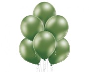 Balony chromowane Zielone 30 cm lateksowe 100 szt. 12" Belbal