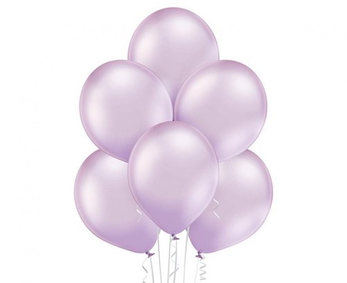 Balony chromowane Fioletowe 30 cm lateksowe 100 szt. 12" Lustro