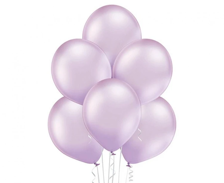 Balony chromowane Fioletowe 30 cm lateksowe 100 szt. 12" Lustro