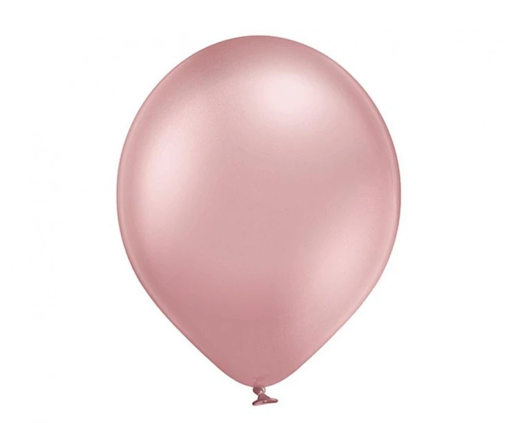 Balony chromowane Różowe 30 cm lateksowe 100 szt. 12" Belbal