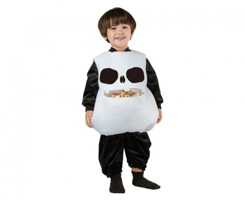 Strój dla dzieci Biała Czaszka Bluza Przebranie Strój rozm. 92/104 cm