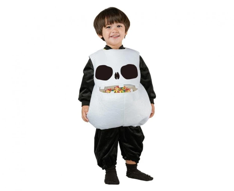 Strój dla dzieci Biała Czaszka Bluza Przebranie Strój rozm. 92/104 cm