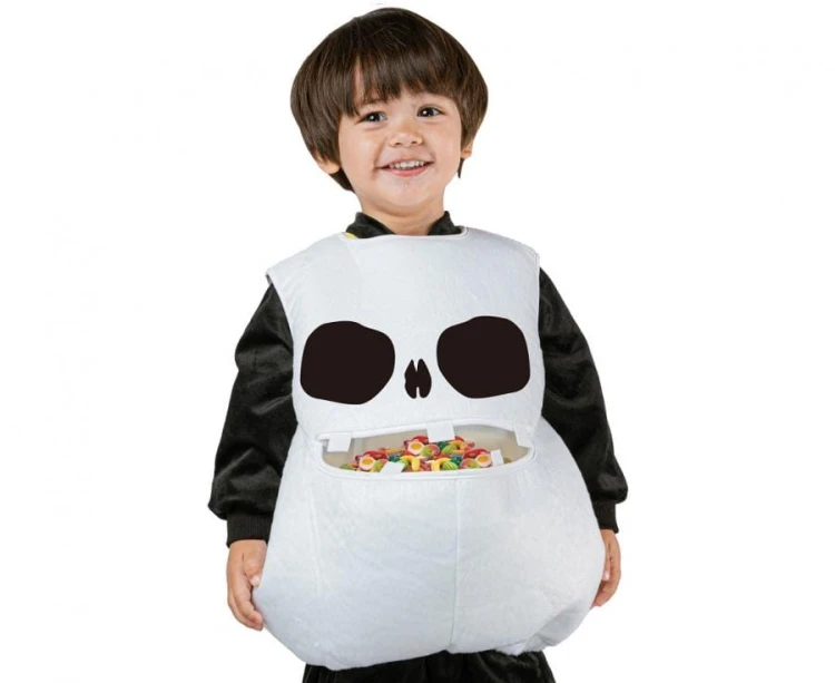 Strój dla dzieci Biała Czaszka Bluza Przebranie Strój rozm. 92/104 cm