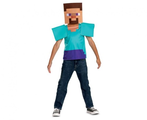 Strój Steve Essential Minecraft licencja Przebranie Strój rozm. S (5-6 lat)
