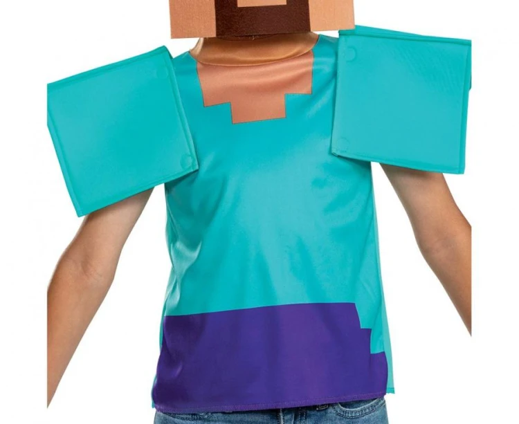 Strój Steve Essential Minecraft licencja Przebranie Strój rozm.XS (3-4 lat)