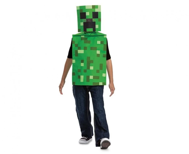 Strój Creeper Essential Minecraft licencja Przebranie rozm. XS (3-4 lat)