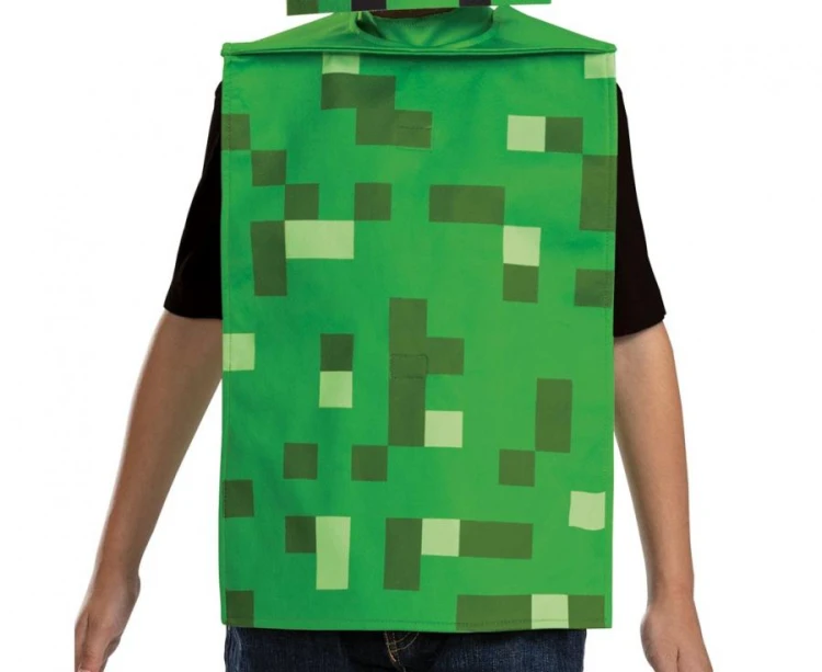 Strój Creeper Essential Minecraft licencja Przebranie rozm. XS (3-4 lat)