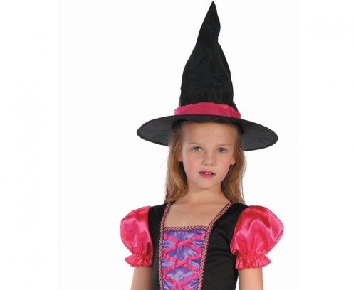 Zestaw dla dzieci Różowa Czarownica Przebranie Strój Kostium 120/130 cm