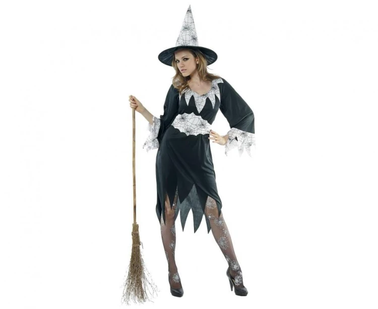 Zestaw dla dorosłych Jasna Czarownica Przebranie Strój Kostium rozm. S