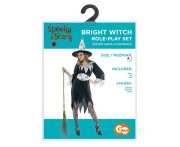 Zestaw dla dorosłych Jasna Czarownica Przebranie Strój Kostium rozm. S