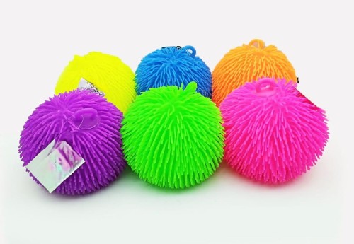 Puszysta Piłka Gumowa XXL 23cm mix kolorów Śmieszna Antystresowa  (1).jpg