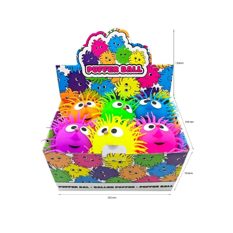 Puszysta Piłka Gumowa z Uśmiechem 13 cm do rozciągania Antystresowa Gniotek  (2).jpg