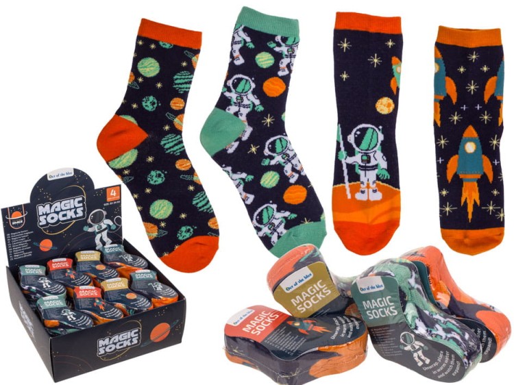 Magiczne Skarpetki dla Dzieci rosnące powiększające się Kosmiczne Wzory  (1).jpg