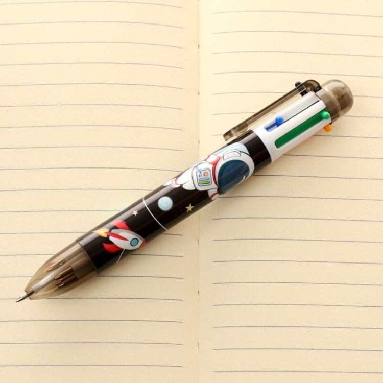 Długopis Wielokolorowy Kosmos Rakieta i Astronauta 6 kolorów  (3).jpg