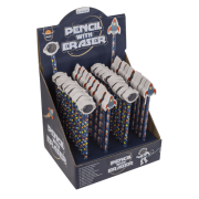 Kosmiczny Ołówek z Gumką Astronauta i Rakieta Kosmiczny  (1).png