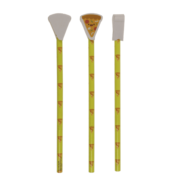 Ołówek z Gumką Fast Food  mix hamburger frytki pizza donut  (2).png