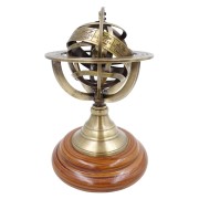 Mosiężne Astrolabium Figurka przyrząd pomiarowy Astronomiczny  (2).jpg