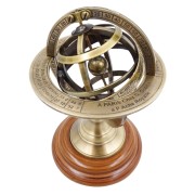 Mosiężne Astrolabium Figurka przyrząd pomiarowy Astronomiczny  (3).jpg