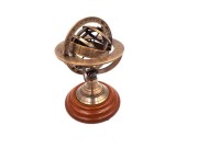 Mosiężne Astrolabium Retro Figurka przyrząd pomiarowy Astronomiczny 13,5 cm  (1).jpg