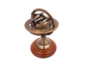 Mosiężne Astrolabium Retro Figurka przyrząd pomiarowy Astronomiczny 13,5 cm  (3).jpg