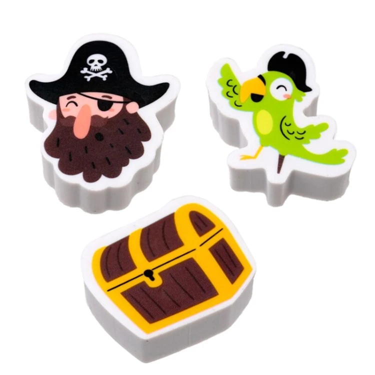 Zestaw Gumek do Wymazywania ścierania Piraci Jolly Roger Pirates 3szt  (2).jpg
