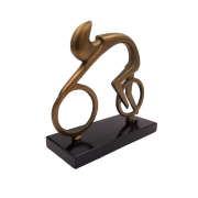 Figurka Kolarza Rowerzysty Symbol Pasji Ruchu Wysiłku metalowa Rower  (3).png