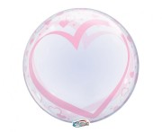 Balon Takara Bubble Balloon Serca i serduszka 555mm 10szt Mocne Wytrzymałe