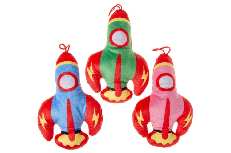 Pluszowa Rakieta Kosmiczna Miękka Maskotka mix kolorów .jpg