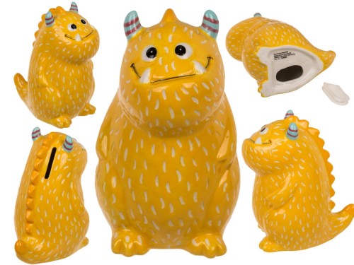Skarbonka Ceramiczna – Żółty Potworek dla dzieci  (1).jpg