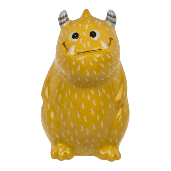 Skarbonka Ceramiczna – Żółty Potworek dla dzieci  (1).png