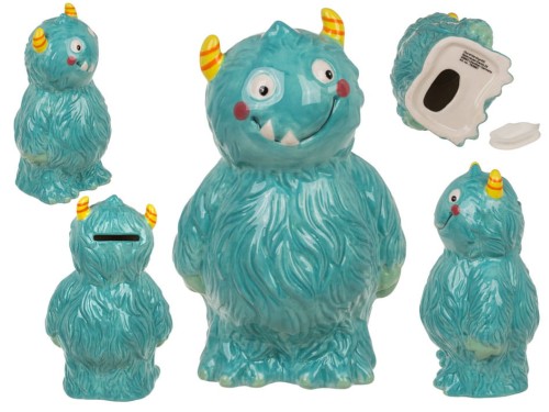 Skarbonka Ceramiczna – Niebieski Potworek dla dzieci  (1).jpg