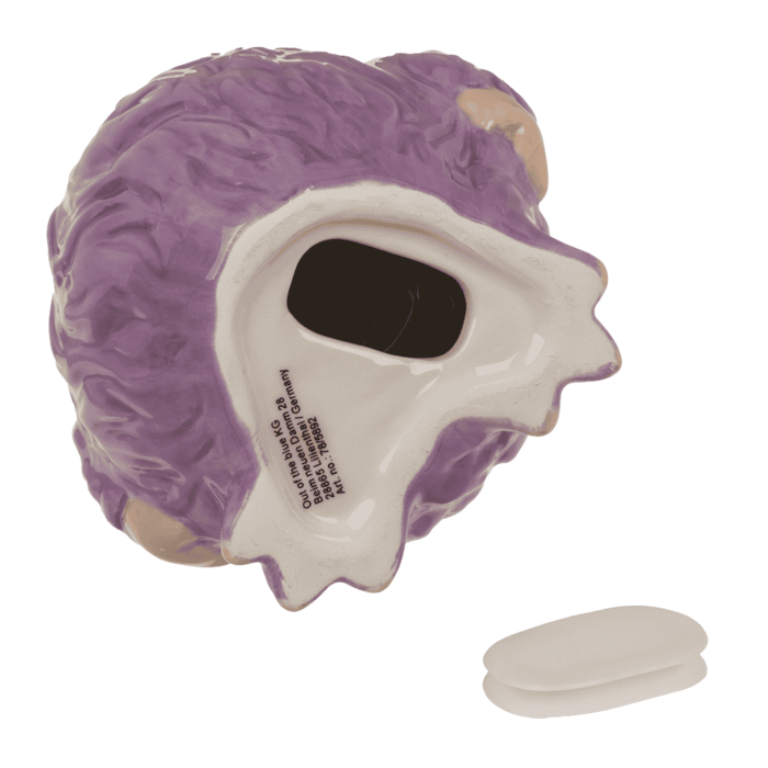 Skarbonka Ceramiczna – Fioletowy Potworek dla dzieci Pożeracz pieniędzy  (5).png