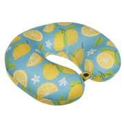 Poduszka na Szyję – Cytryny Rogal z mikro kuleczkami Letnia Podróżna  (3).png