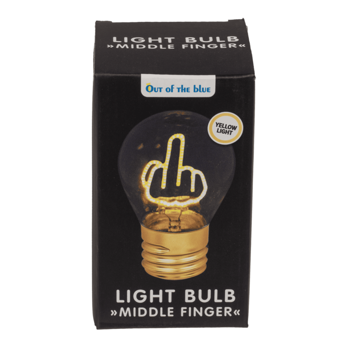 Żarówka z Środkowym Palcem Lampka Lampa LED Śmieszna Fuck  (1).png