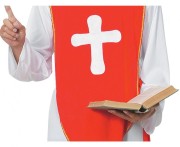 Zestaw dla dorosłych Biskup (szata, nakrycie głowy, pasek), rozm.52