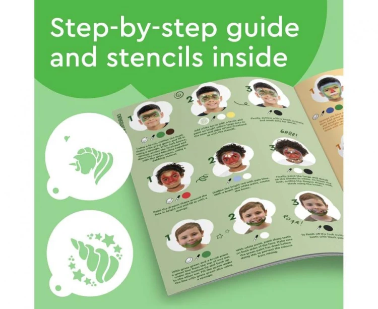 Zestaw do malowania twarzy PSI PATROL CHASE i MARSHALL farbki