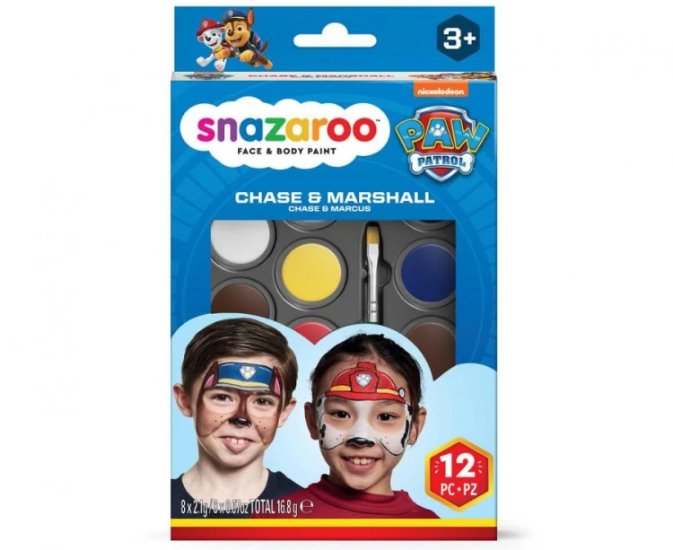 Zestaw do malowania twarzy PSI PATROL CHASE i MARSHALL farbki