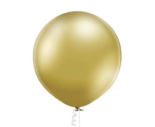 Balony zestaw 5 szt. Chromowane Lustrzane Ekskluzywne Gold Złote 60 cm