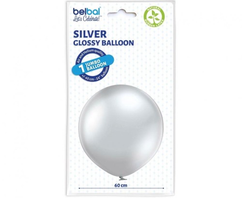 Balony zestaw 5 szt. Chromowane Lustrzane Ekskluzywne Srebrne Złote 60 cm