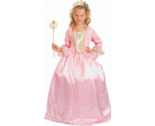 Zestaw dla dzieci Różowa Księżniczka Przebranie Strój rozm. 110/120 cm