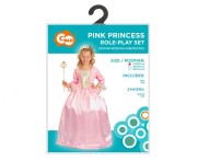 Zestaw dla dzieci Różowa Księżniczka Przebranie Strój rozm. 110/120 cm