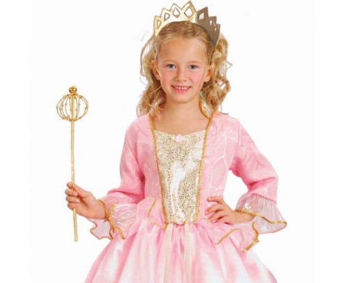 Zestaw dla dzieci Różowa Księżniczka Przebranie Strój rozm. 120/130 cm